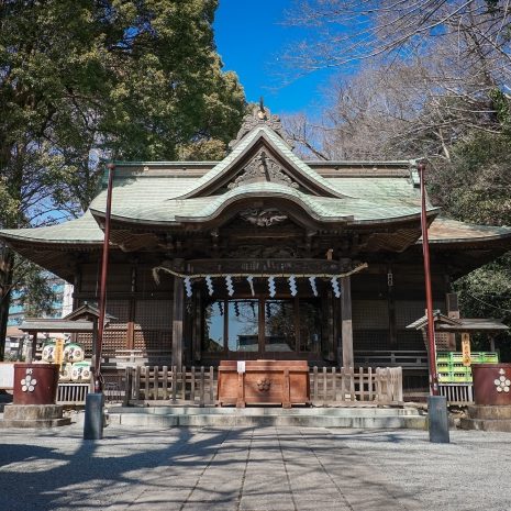 谷保天満宮の拝殿です。