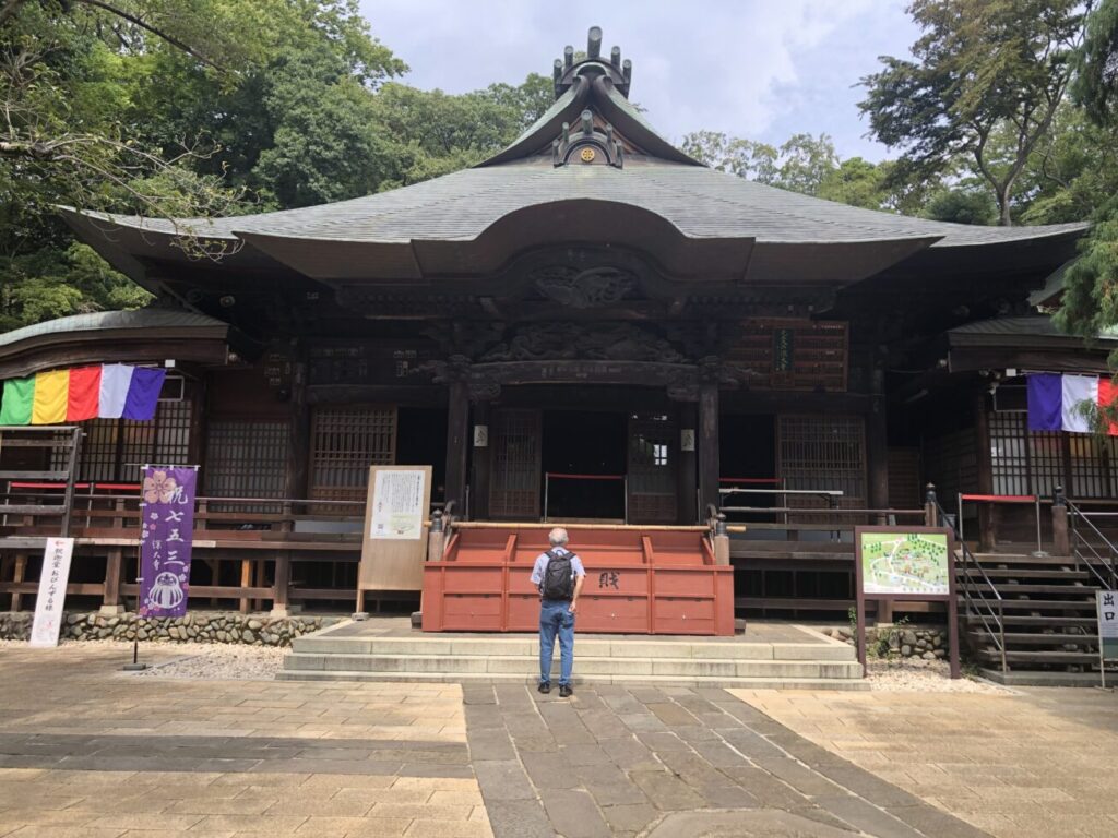 深大寺、夏の元三大師堂（2024年9月8日撮影）