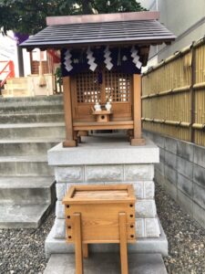 飯倉熊野神社掲題内、恵比寿大田稲荷