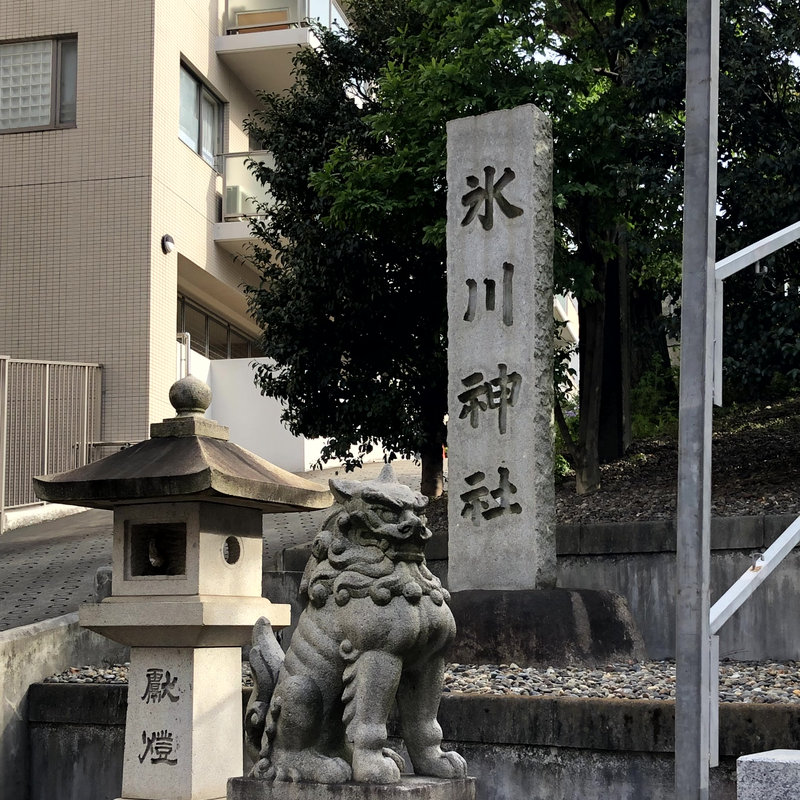 白金氷川神社、社号