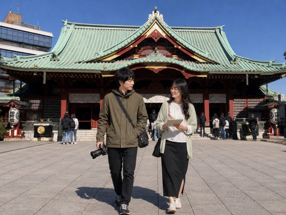 佐久間とやよい神田明神本殿