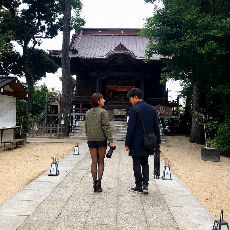 戸越八幡神社、参道、ちーこと蒼井